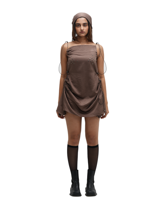 RUCH HOUR MINI DRESS