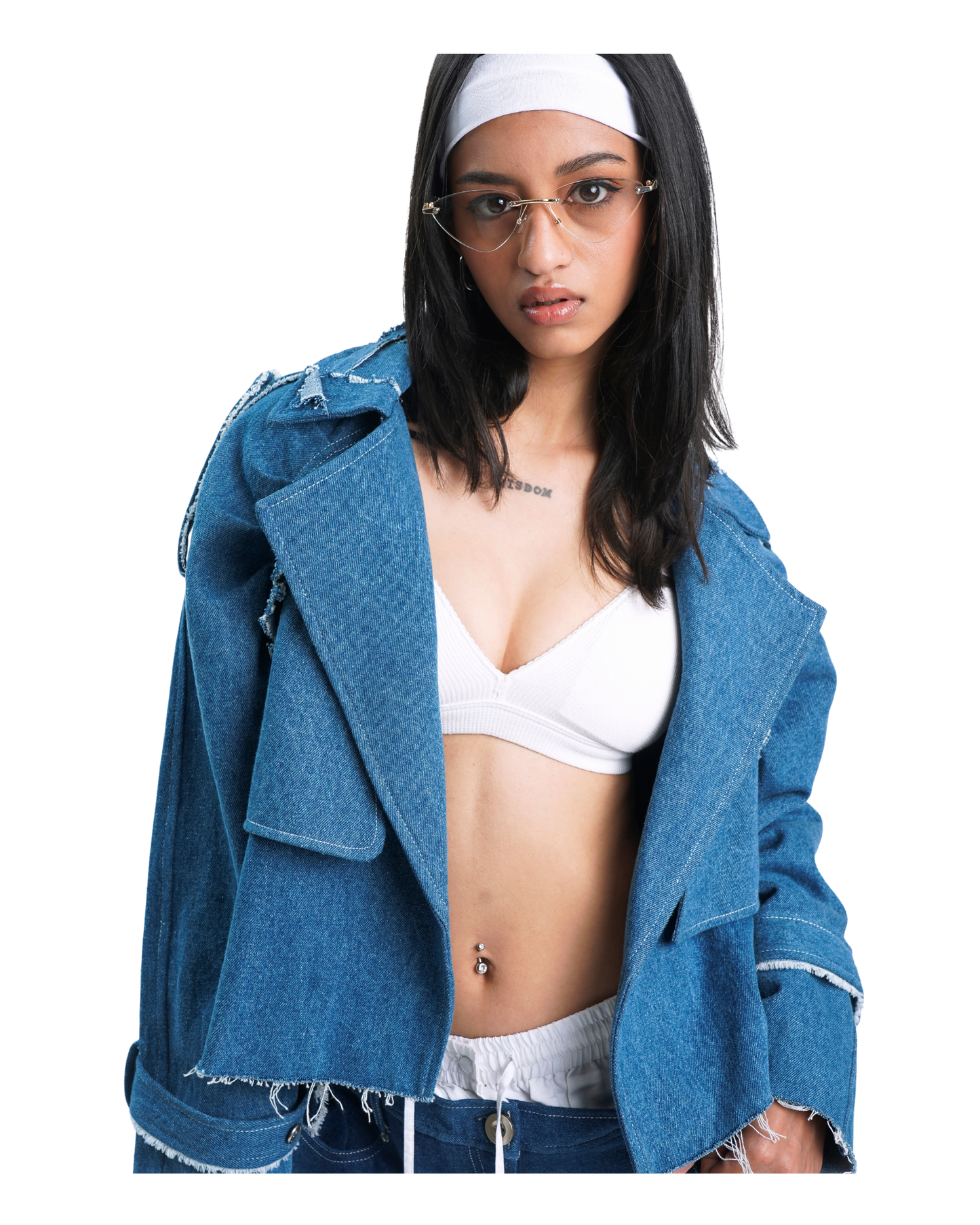 Lay-Rd Denim Jacket- BLUE