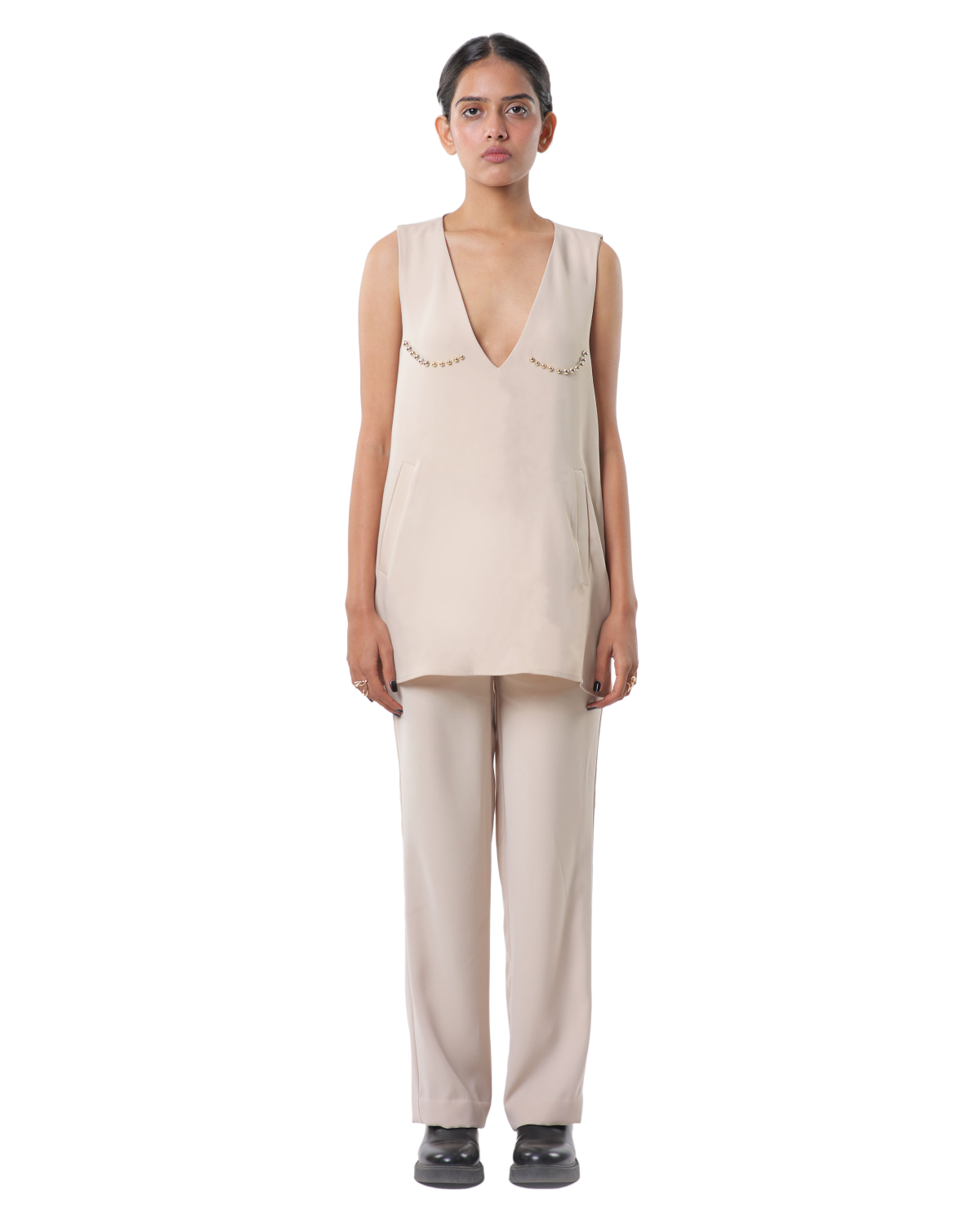 Dot Dress - Cream