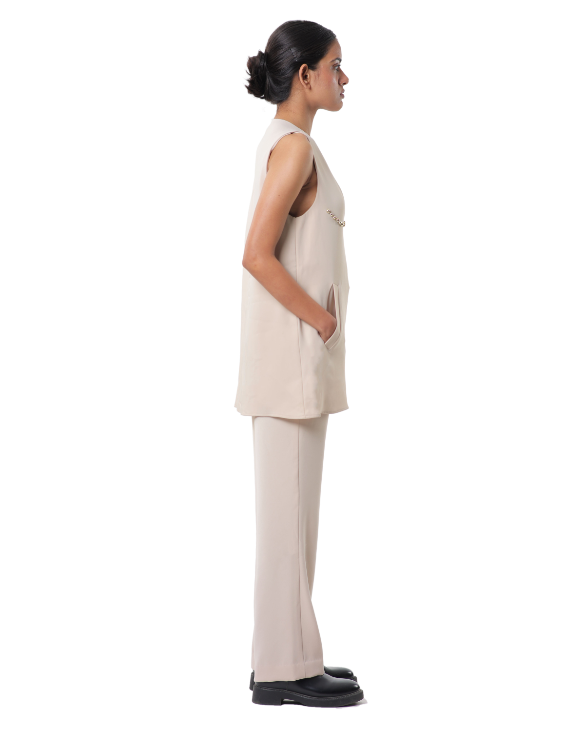 Dot Dress - Cream