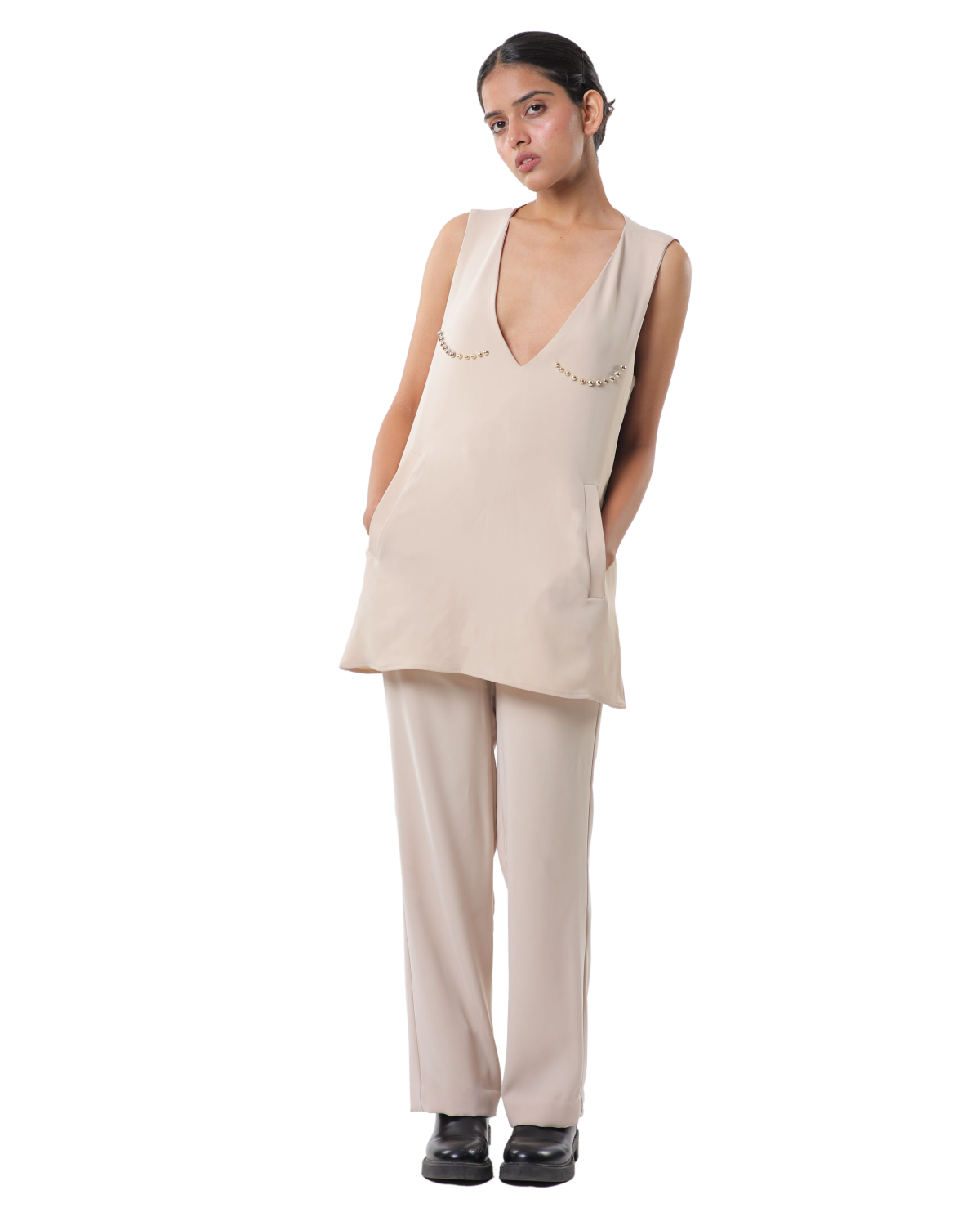 Dot Dress - Cream