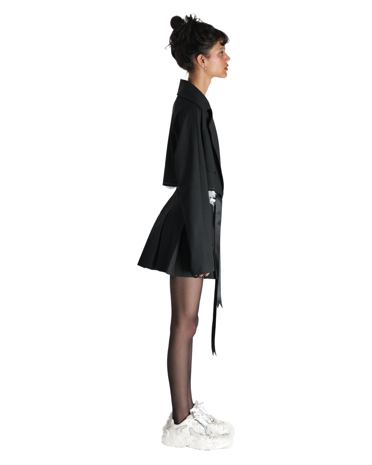 Unfinished Cropped Blazer