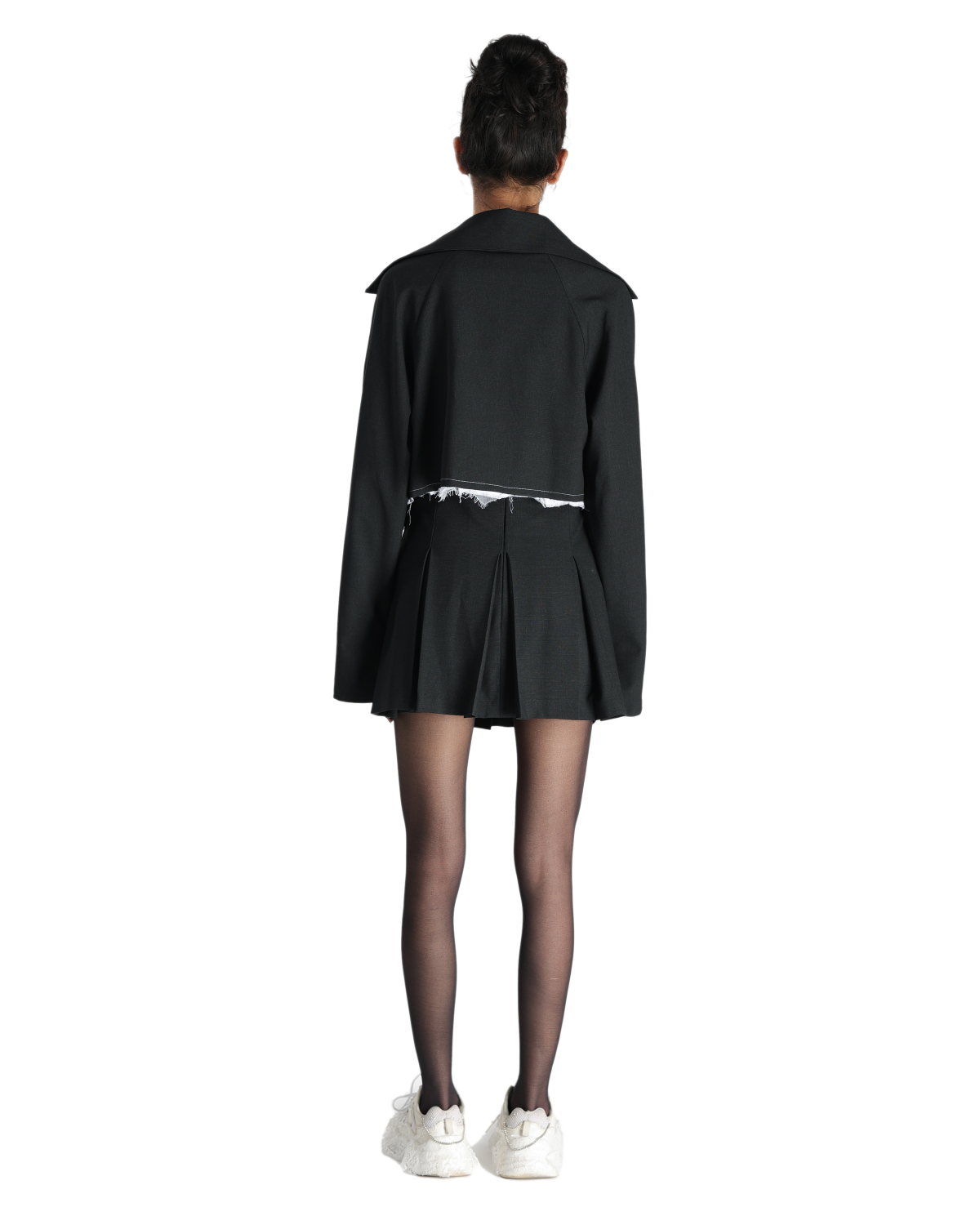 Unfinished Cropped Blazer