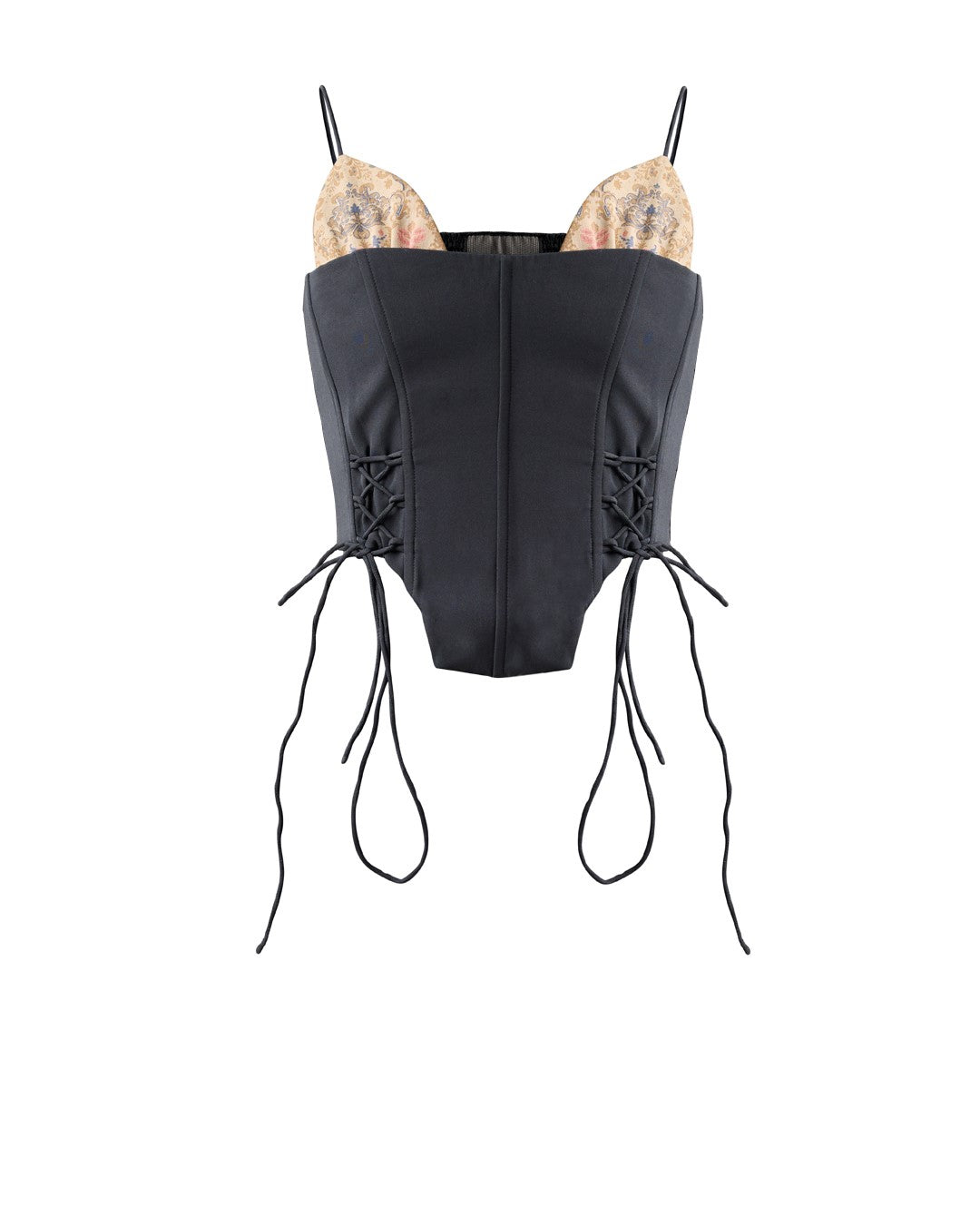 Bunny Ears Corset - Dark Grey