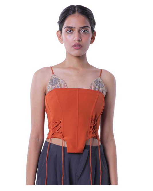 Bunny Ears Corset - Rust