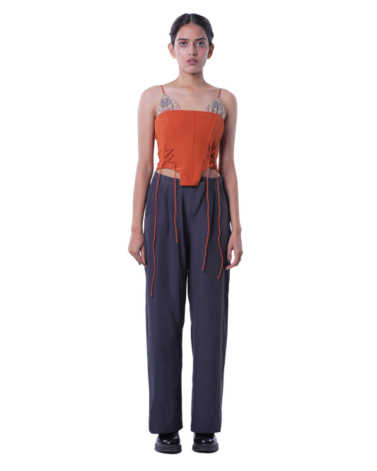 Bunny Ears Corset - Rust