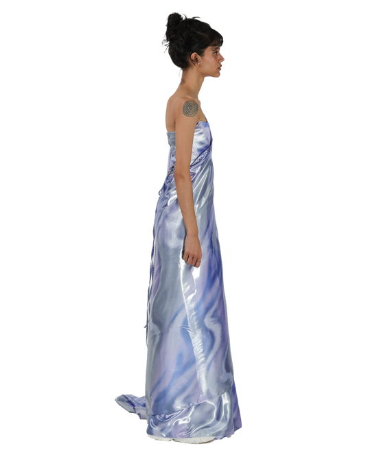 Ocean Wave Saree