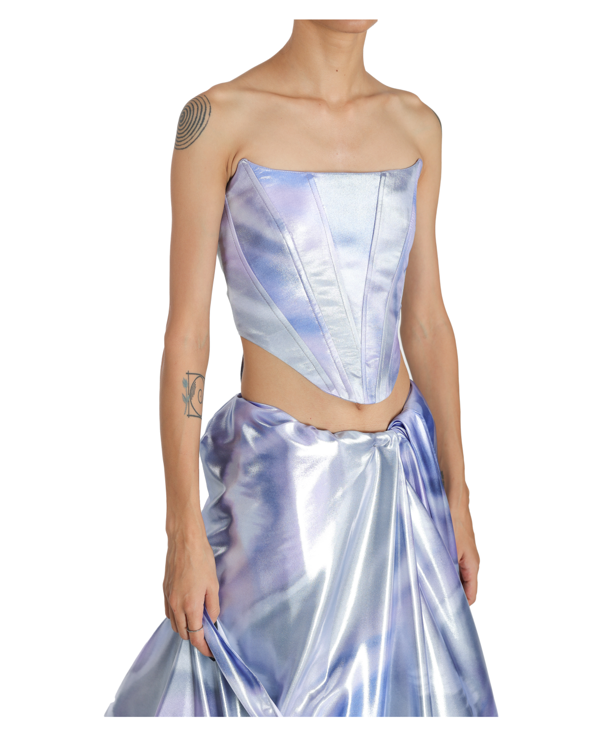 Ocean Wave Saree