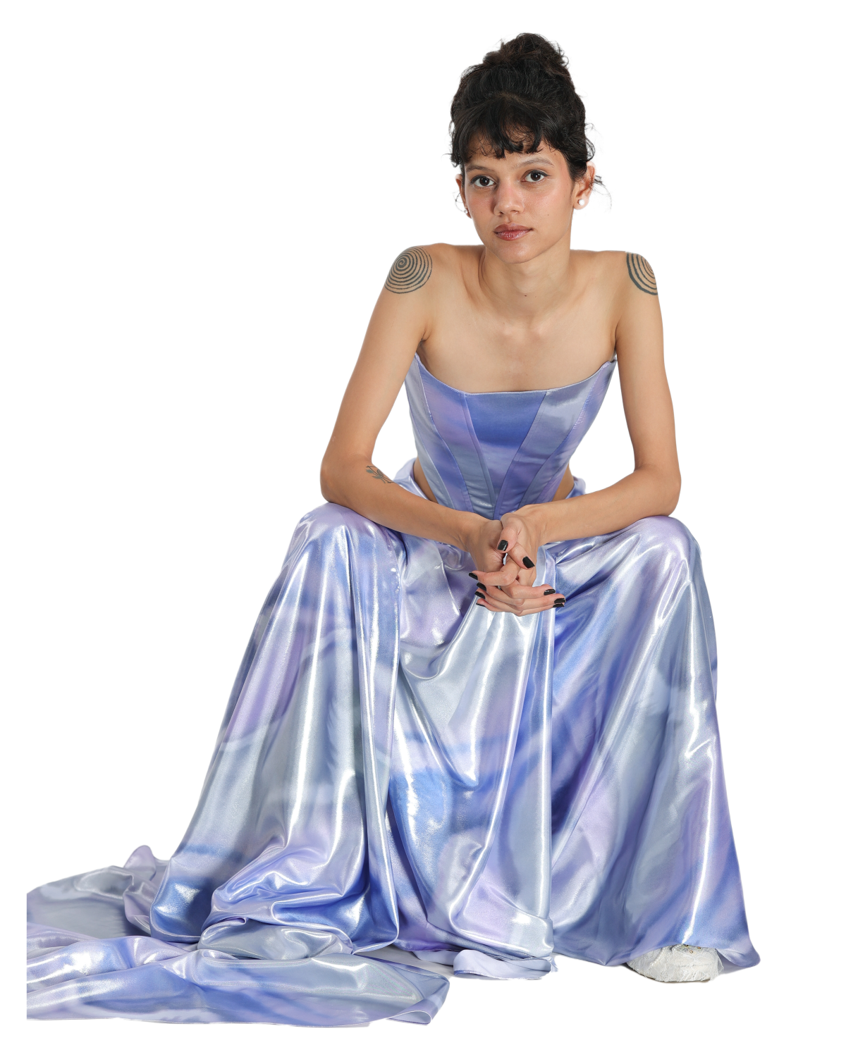 Ocean Wave Saree