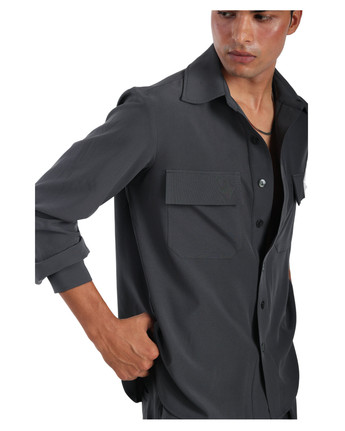 Shadow Co-Ord Set - Dark Grey