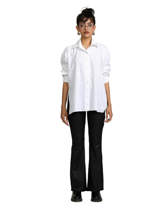 Sheer Shirt - White
