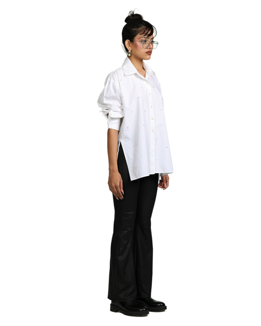 Sheer Shirt - White