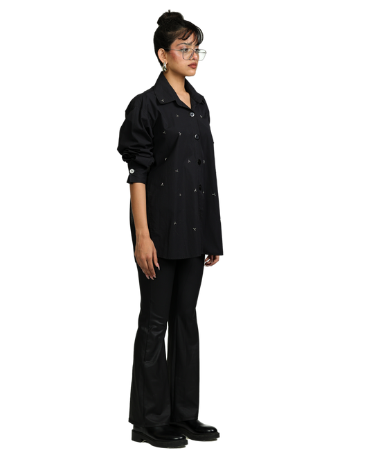 Sheer Shirt - Black