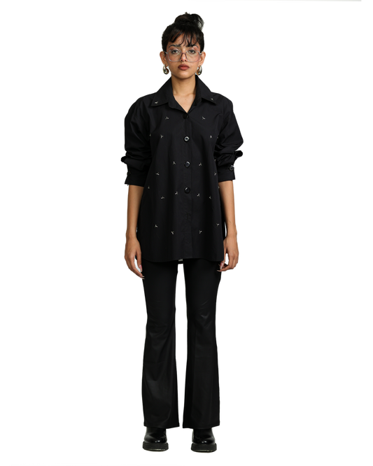 Sheer Shirt - Black