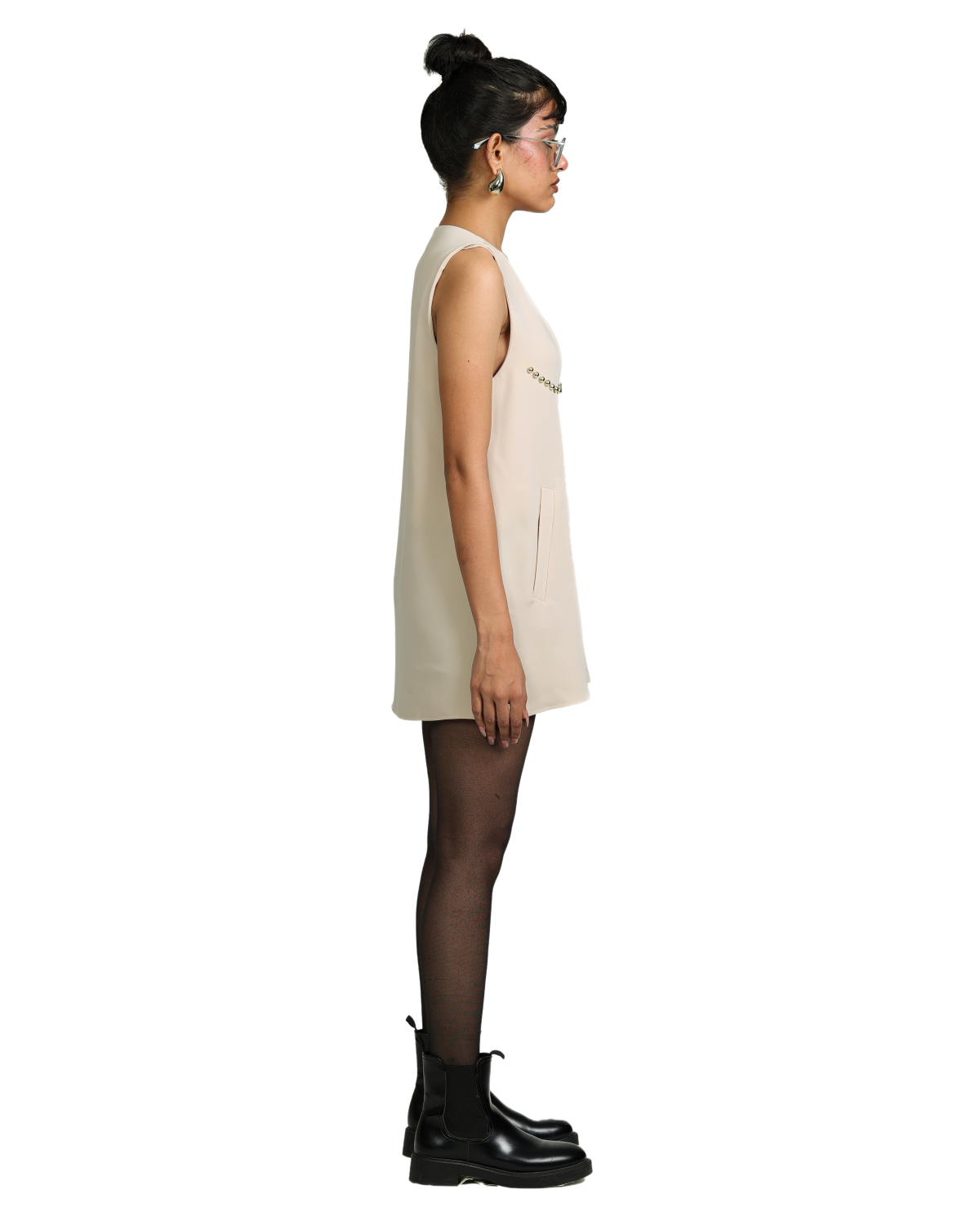 Dot Dress - Cream