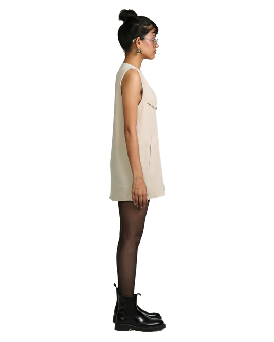 Dot Dress - Cream