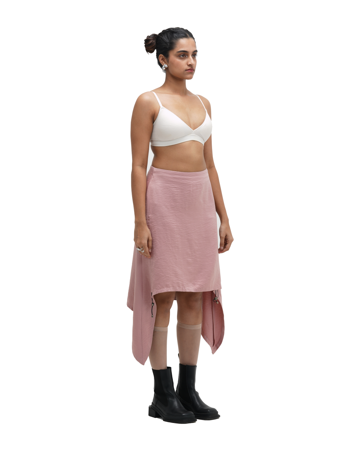 RUCH HOUR SKIRT - PINK