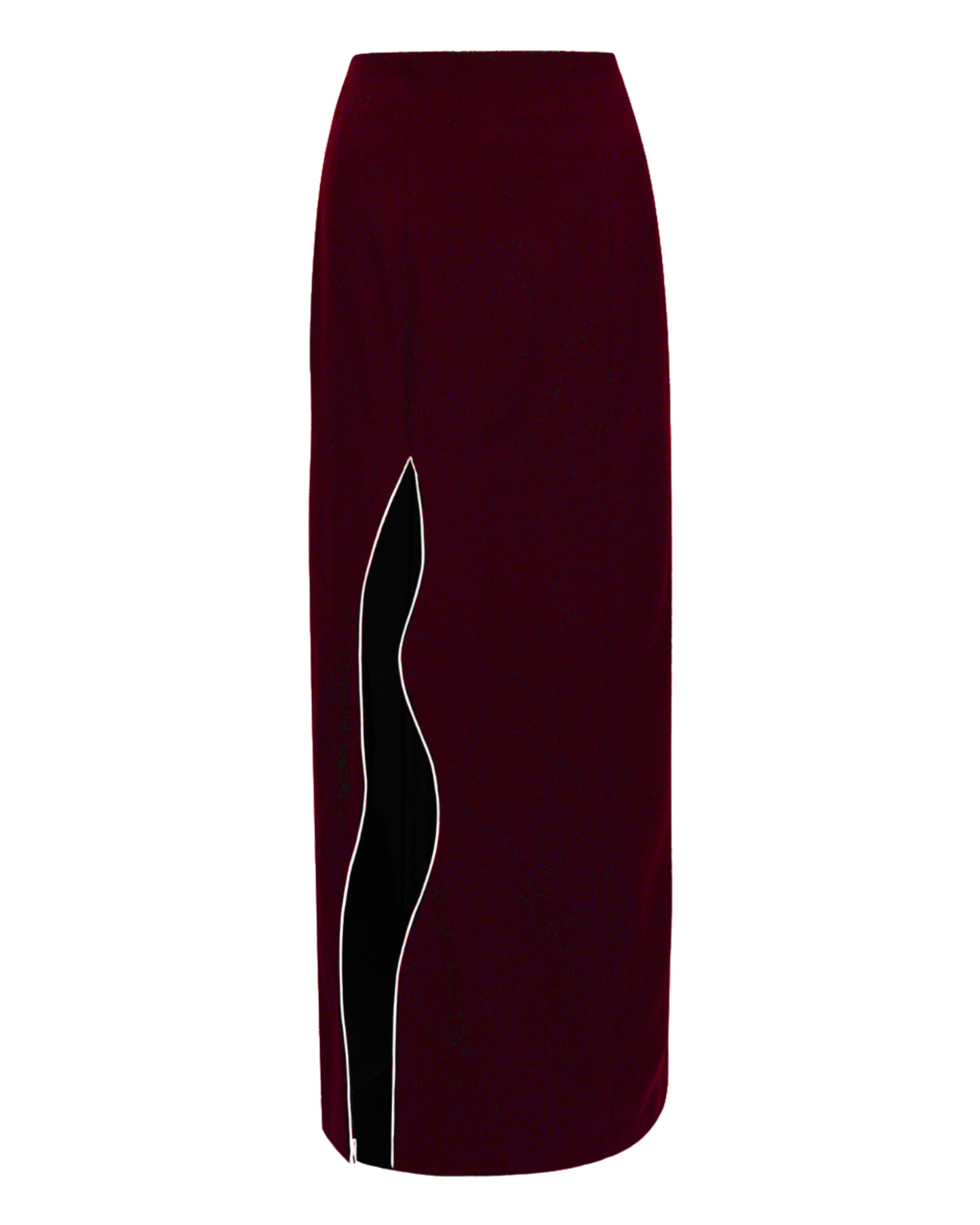 CURVE SKIRT- MERLOT