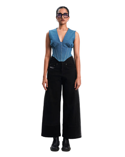 AFFAIR CORSET- DENIM