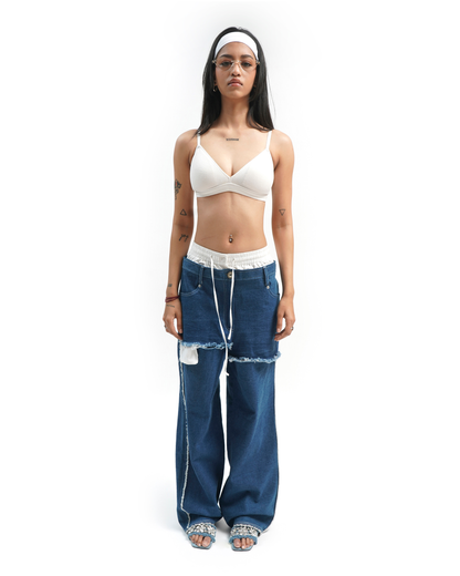 SWEAT JAM JEANS- BLUE