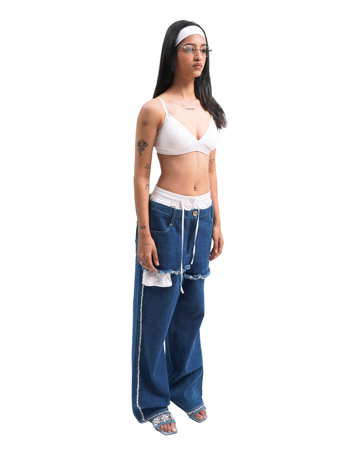 SWEAT JAM JEANS- BLUE