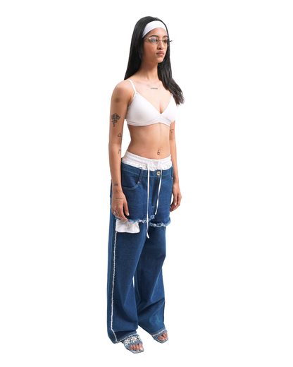 SWEAT JAM JEANS- BLUE