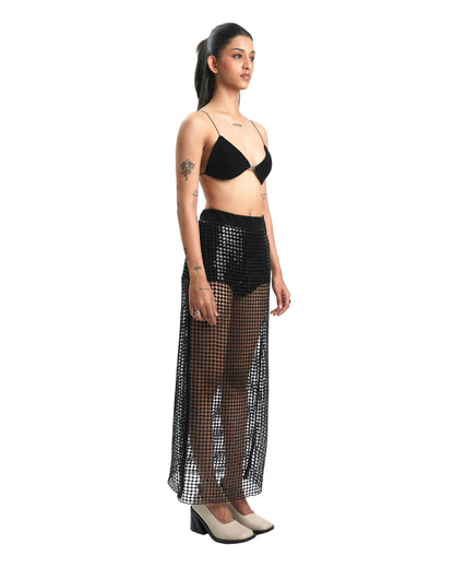 BARE INTENT SKIRT - BLACK