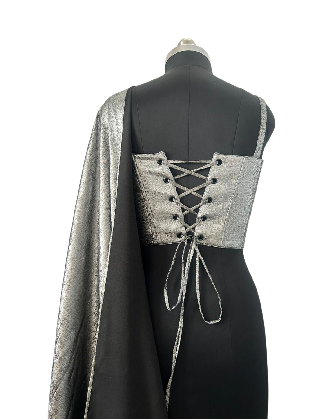 SILVER SHIMMER SAREE