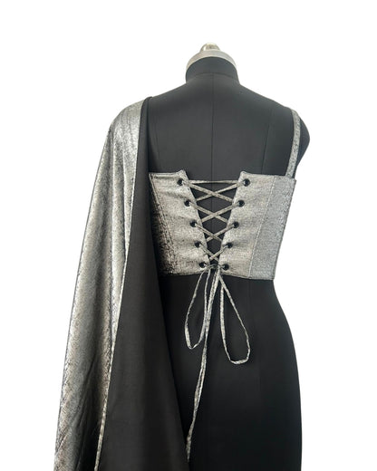 SILVER SHIMMER SAREE
