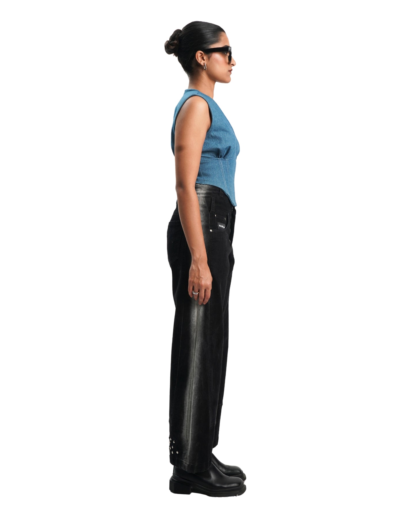 AFFAIR CORSET- DENIM