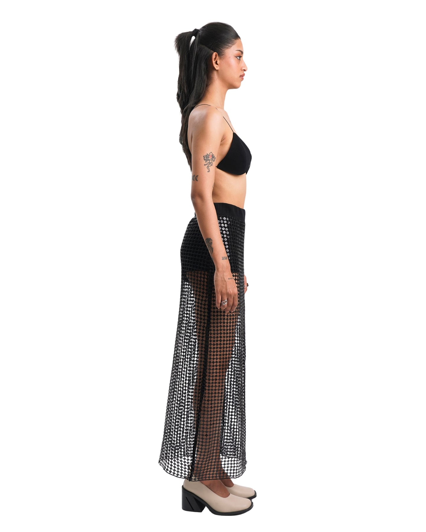 BARE INTENT SKIRT - BLACK