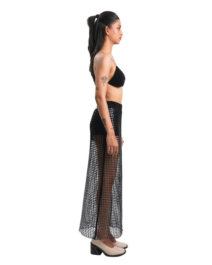 BARE INTENT SKIRT - BLACK