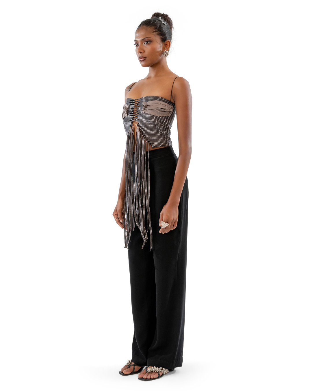 SPAGHETTI WRAP TOP
