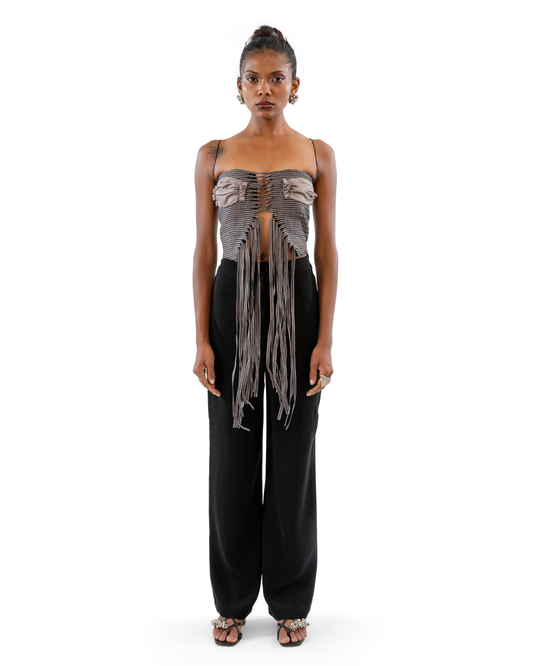 SPAGHETTI WRAP TOP