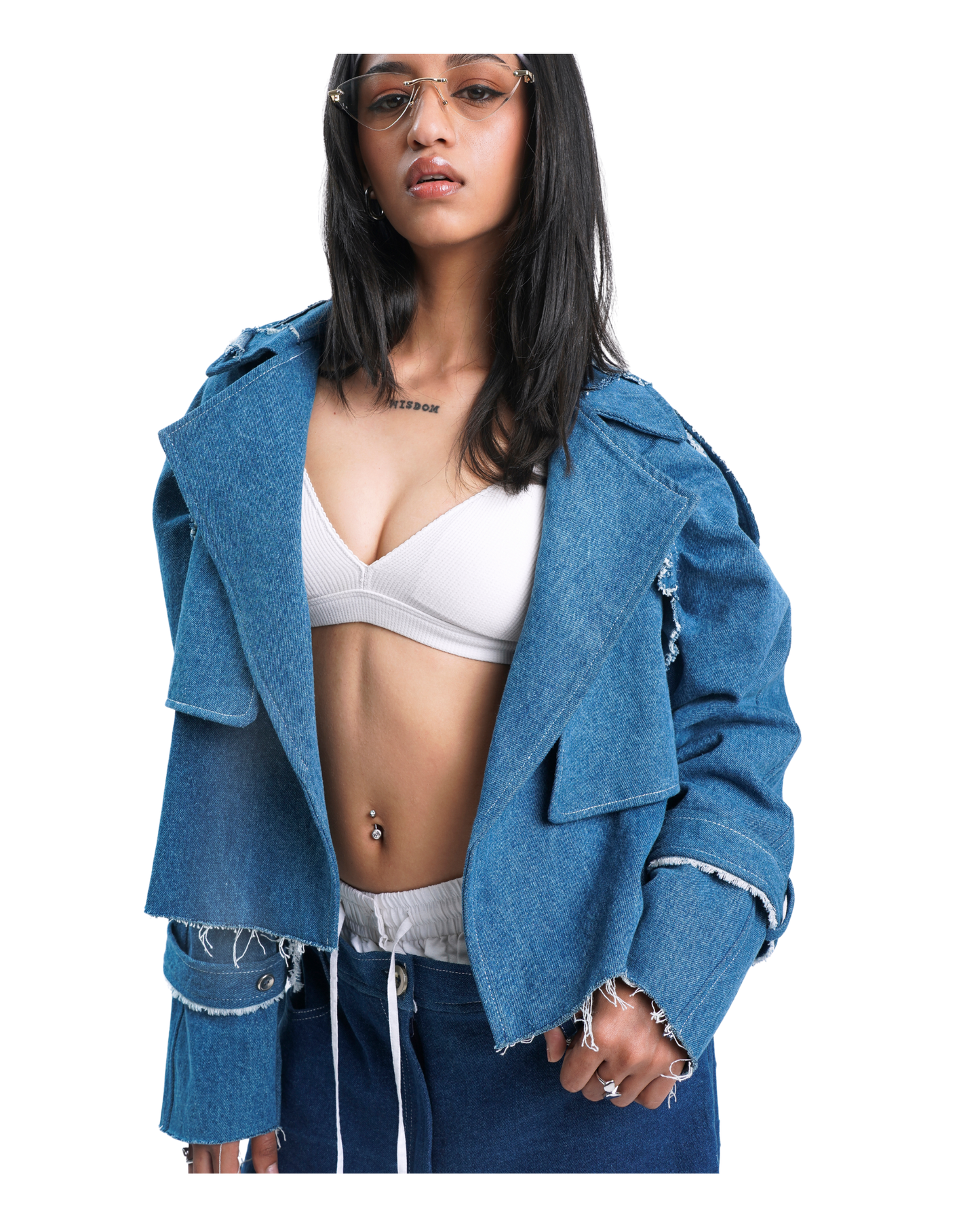 Lay-Rd Denim Jacket- BLUE