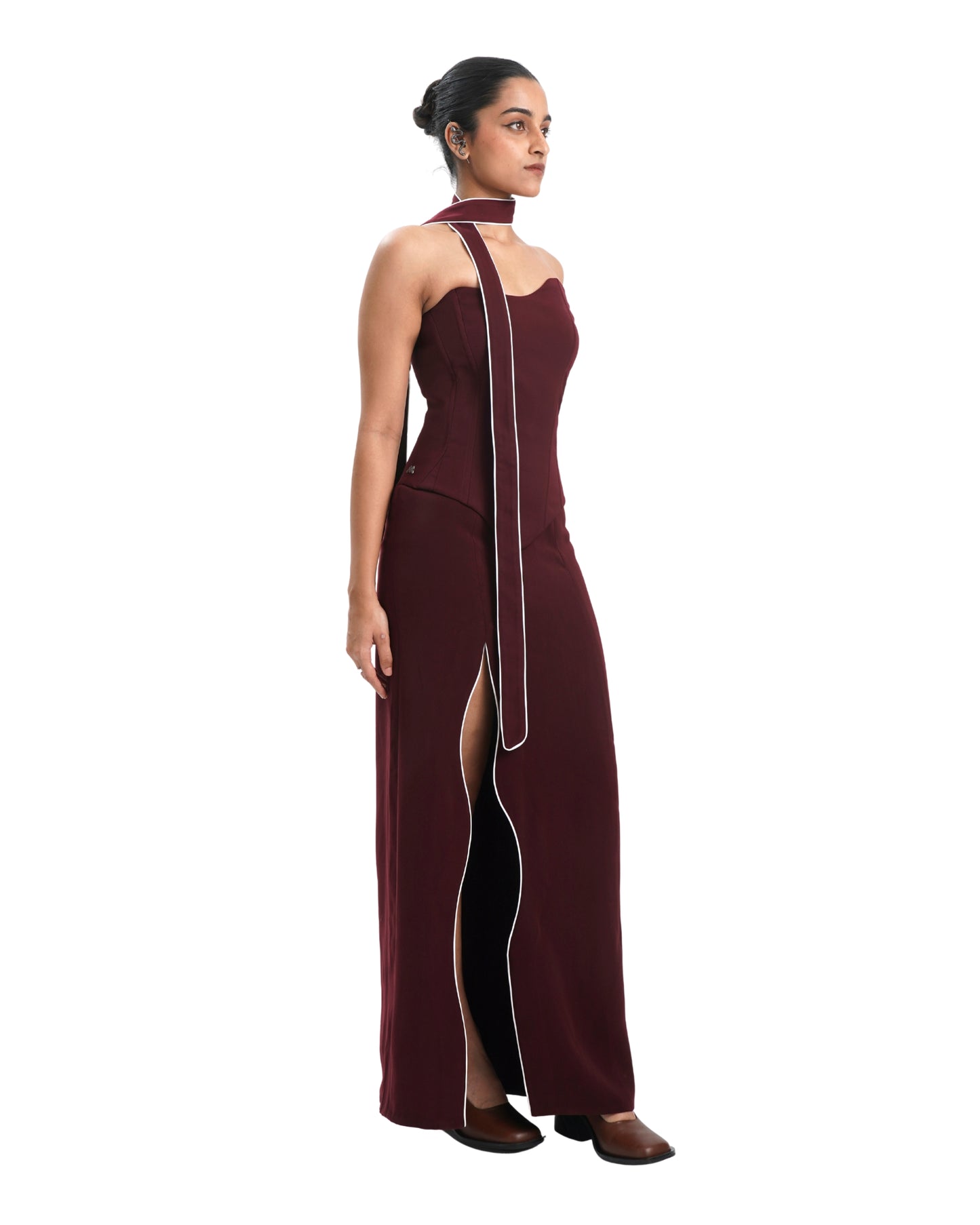 CURVE CORSET- MERLOT