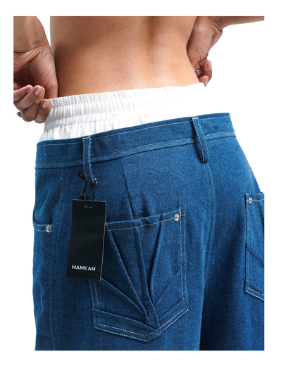 SWEAT JAM JEANS- BLUE