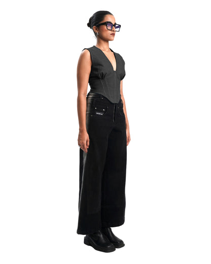 AFFAIR CORSET- DENIM