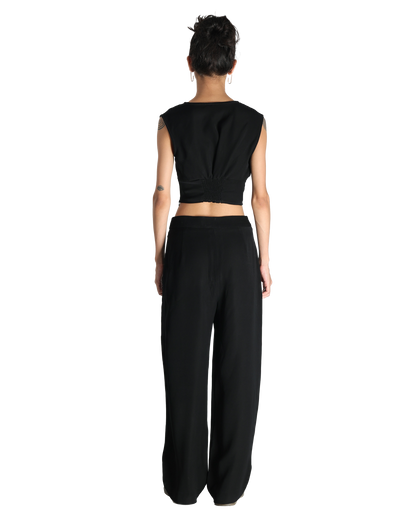 High Waisted Pants - Black