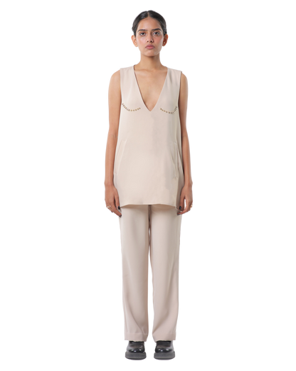 Dot Dress - Cream