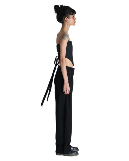 Strapless Black Corset