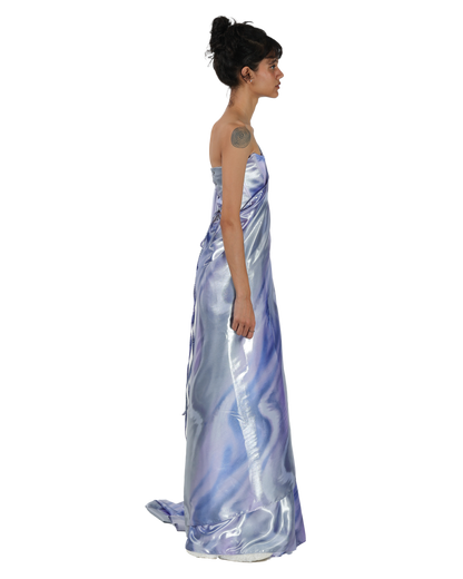 Ocean Wave Saree