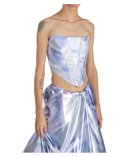 Ocean Wave Saree