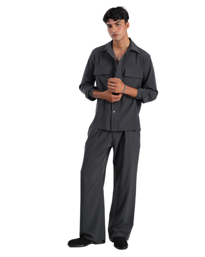 Shadow Co-Ord Set - Dark Grey