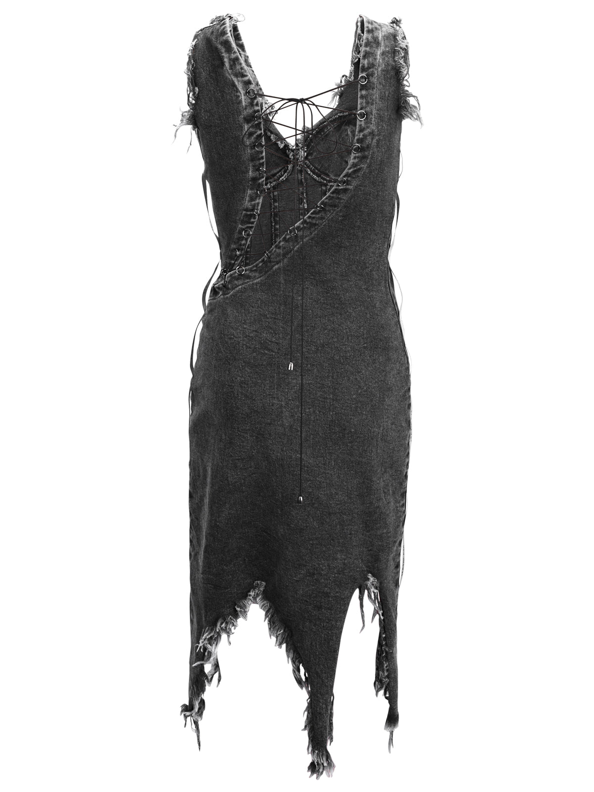 FRAY DAY DRESS - BLACK