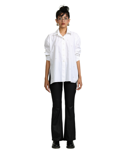 Sheer Shirt - White