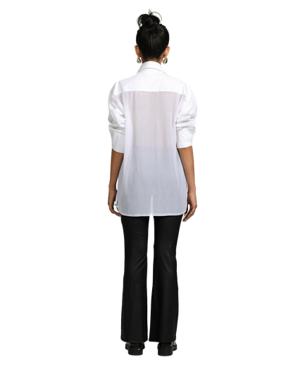 Sheer Shirt - White