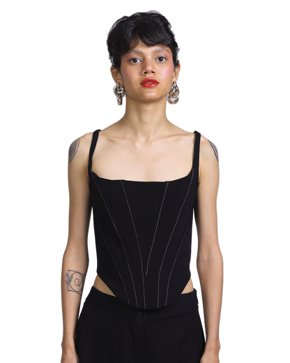 Knotty Corset - Black