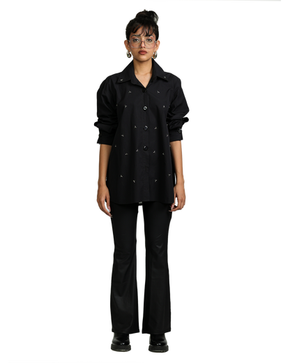 Sheer Shirt - Black