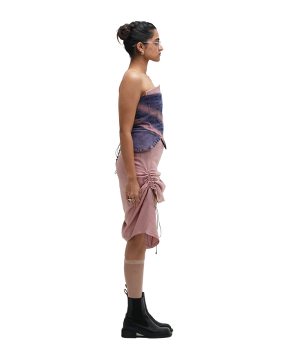 CORSPLIT CORSET AND RUCH HOUR SKIRT